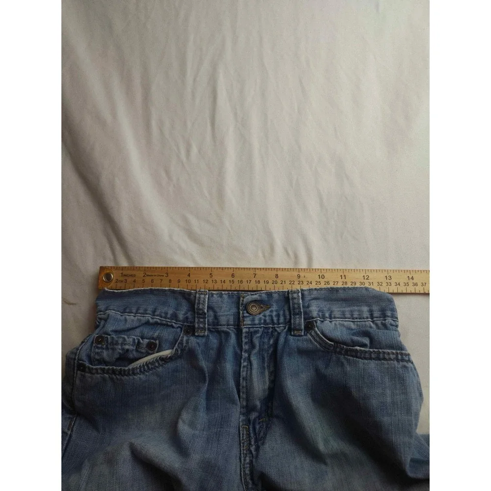Levis 505 Straight Light Wash Cut Off Denim Shorts Boys 12‎ Reg W26